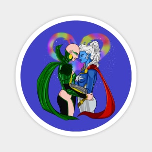 Moondragon and Phyla-Vell Magnet